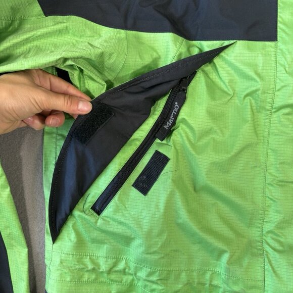 VTG 90’s Marmot Gortex 3 Ply Top Spec Mountain Jacket Womens M Ripstop Outdoor - Picture 5 of 16